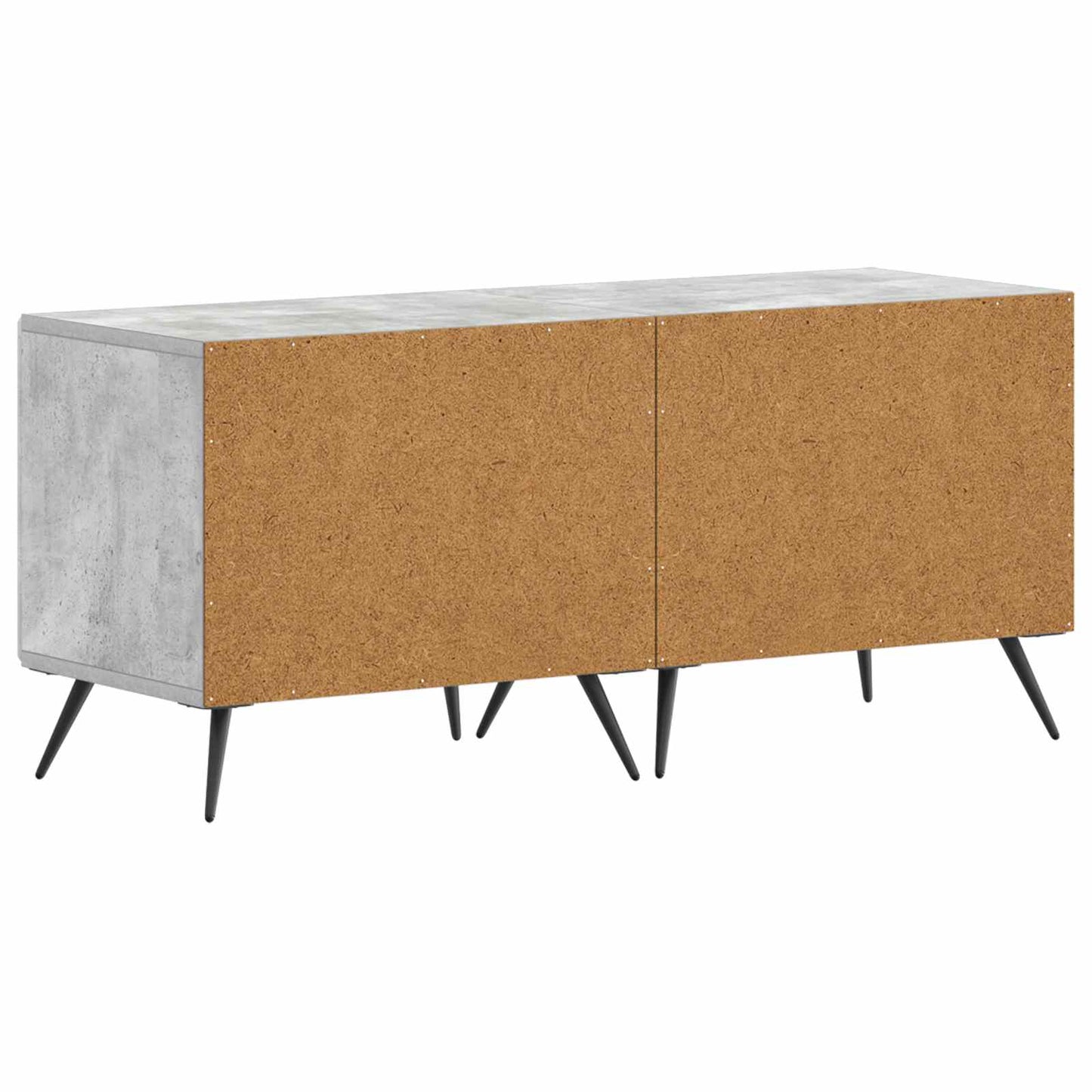 Tv-meubel Betongrijs Bewerkt hout