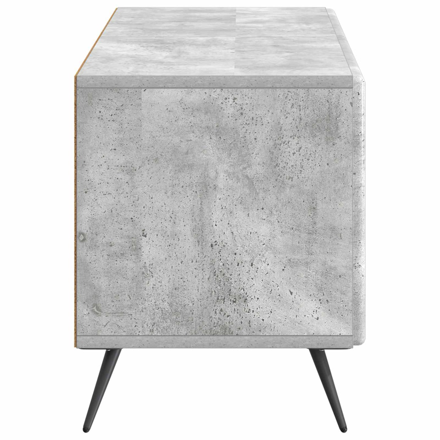 Tv-meubel Betongrijs Bewerkt hout