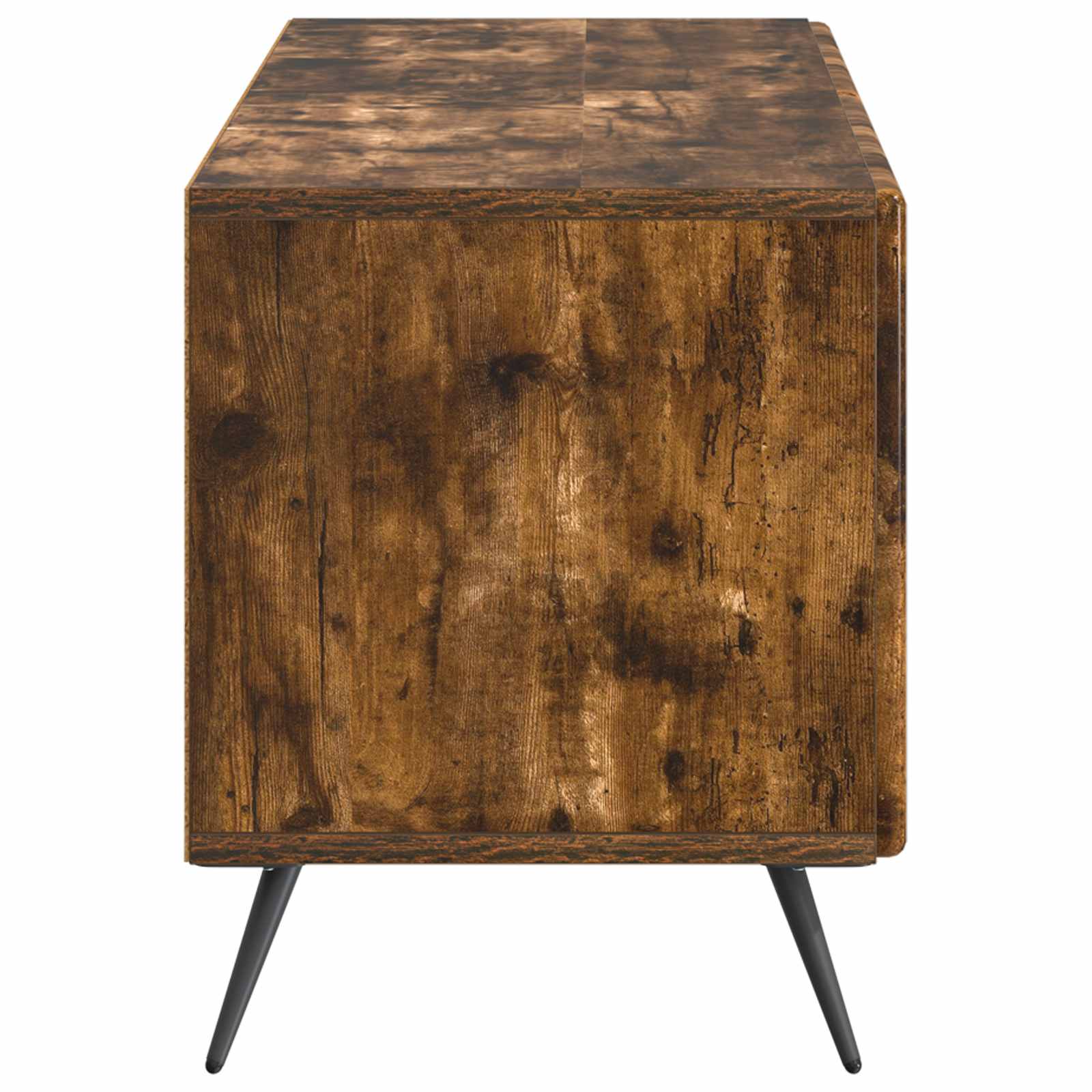 Tv-meubel Gerookt eiken Bewerkt hout