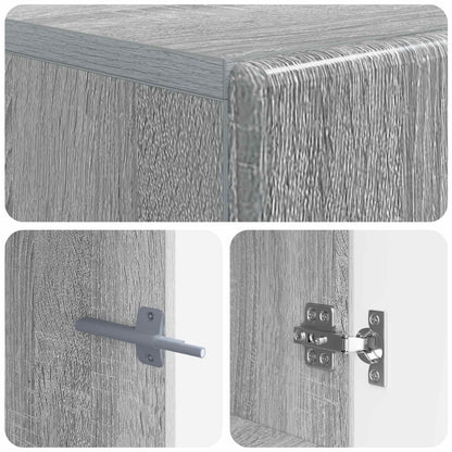 Tv-meubel Grijs Sonoma Bewerkt hout