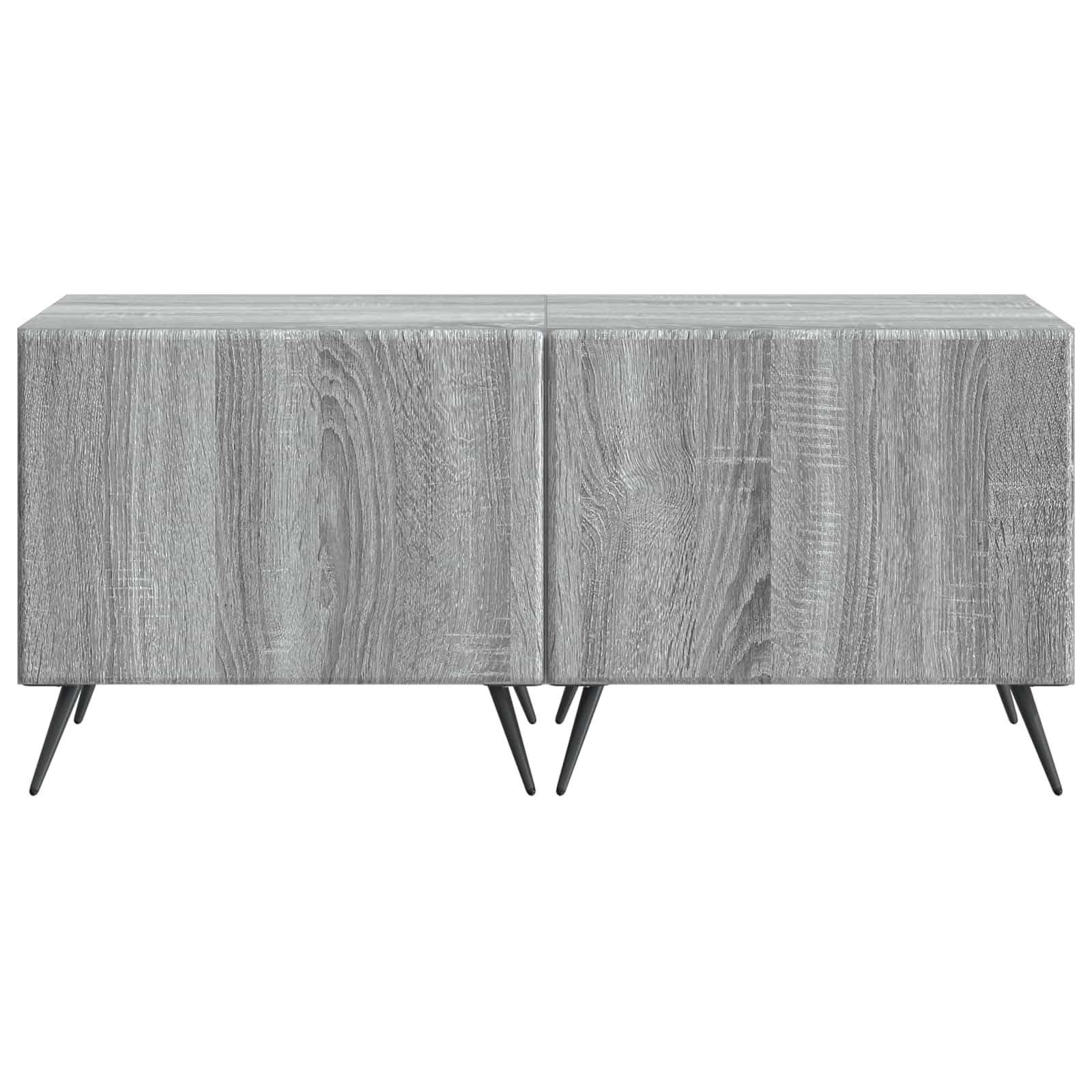 Tv-meubel Grijs Sonoma Bewerkt hout