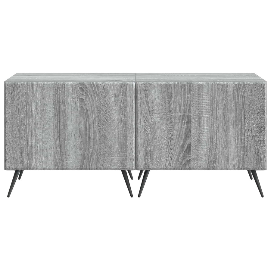Tv-meubel Grijs Sonoma Bewerkt hout