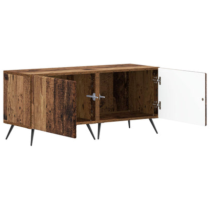 Tv-meubel Oud hout Bewerkt hout