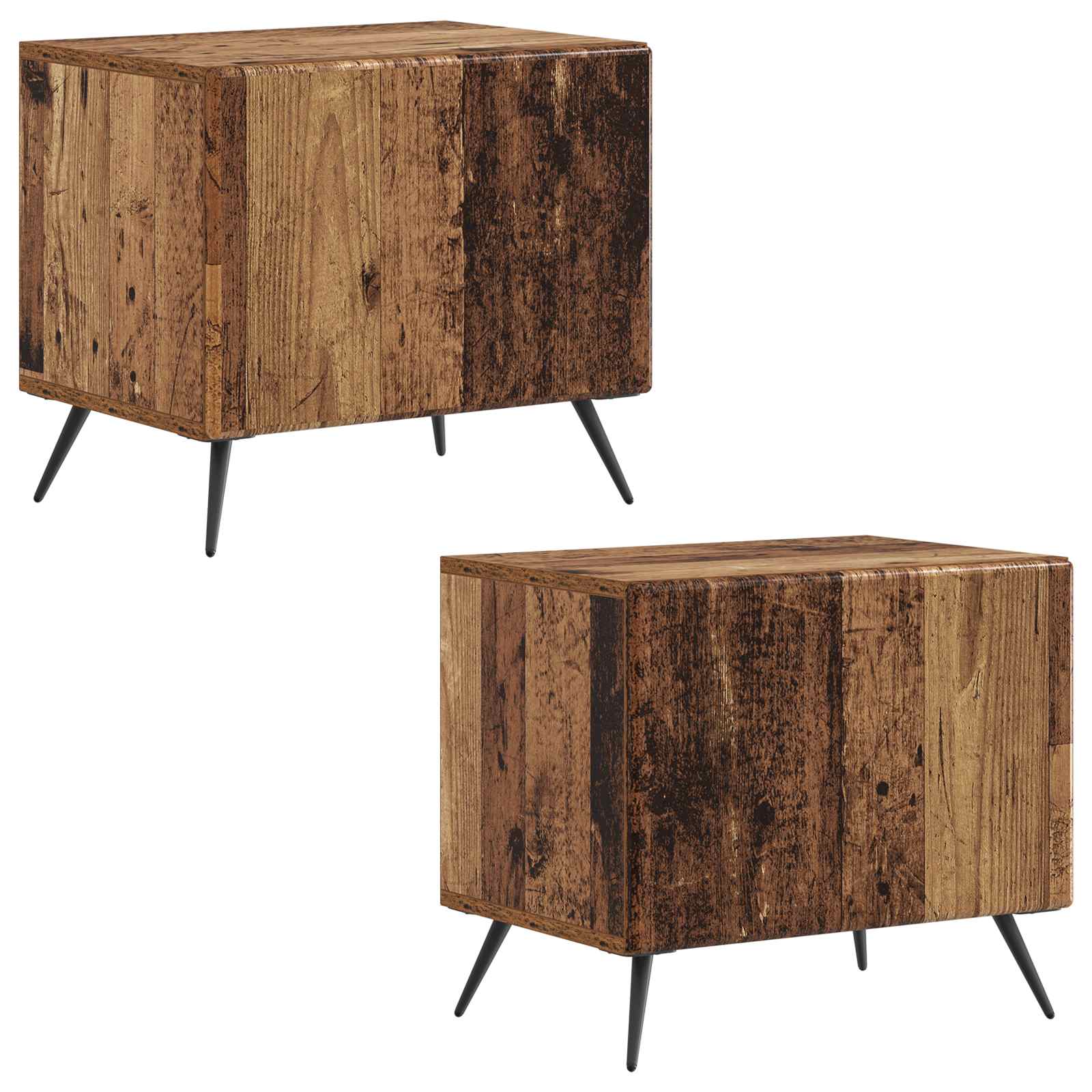 Tv-meubel Oud hout Bewerkt hout