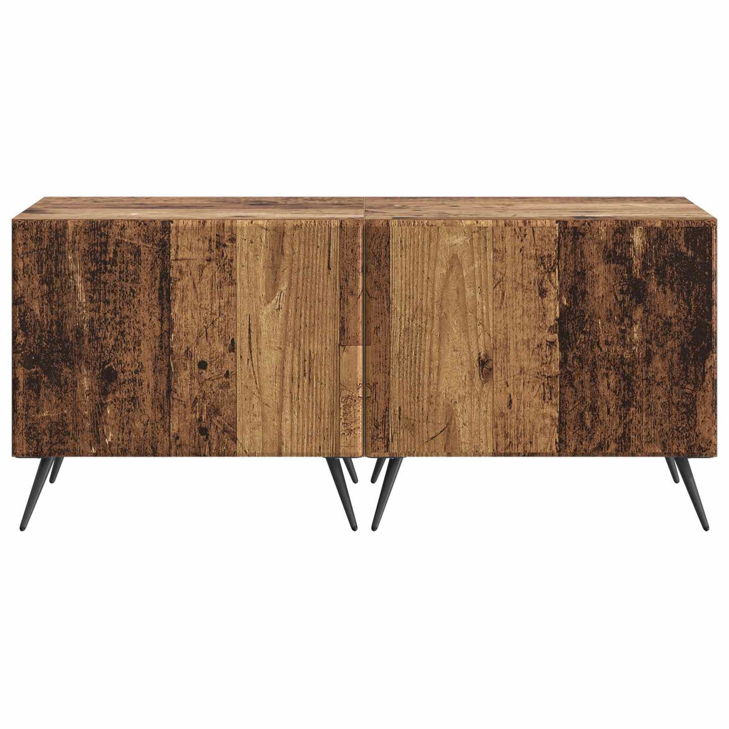 Tv-meubel Oud hout Bewerkt hout