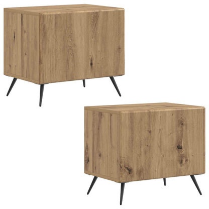 Tv-meubel Artisanaal eiken Bewerkt hout