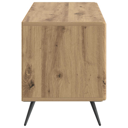 Tv-meubel Artisanaal eiken Bewerkt hout