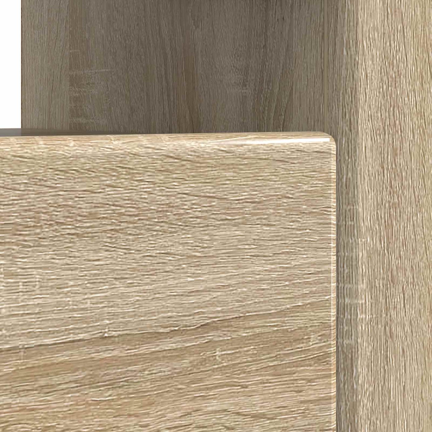 LED tv-meubel Sonoma Eiken Bewerkt hout