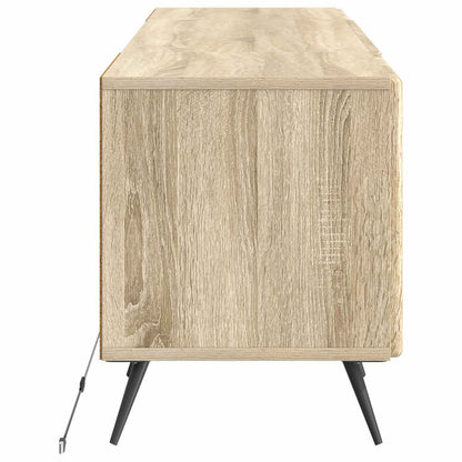 LED tv-meubel Sonoma Eiken Bewerkt hout