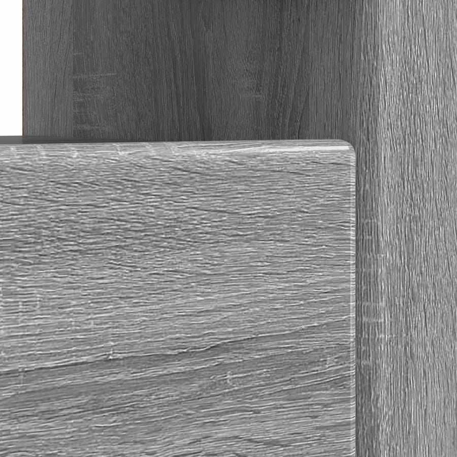 LED tv-meubel Grijs Sonoma Bewerkt hout