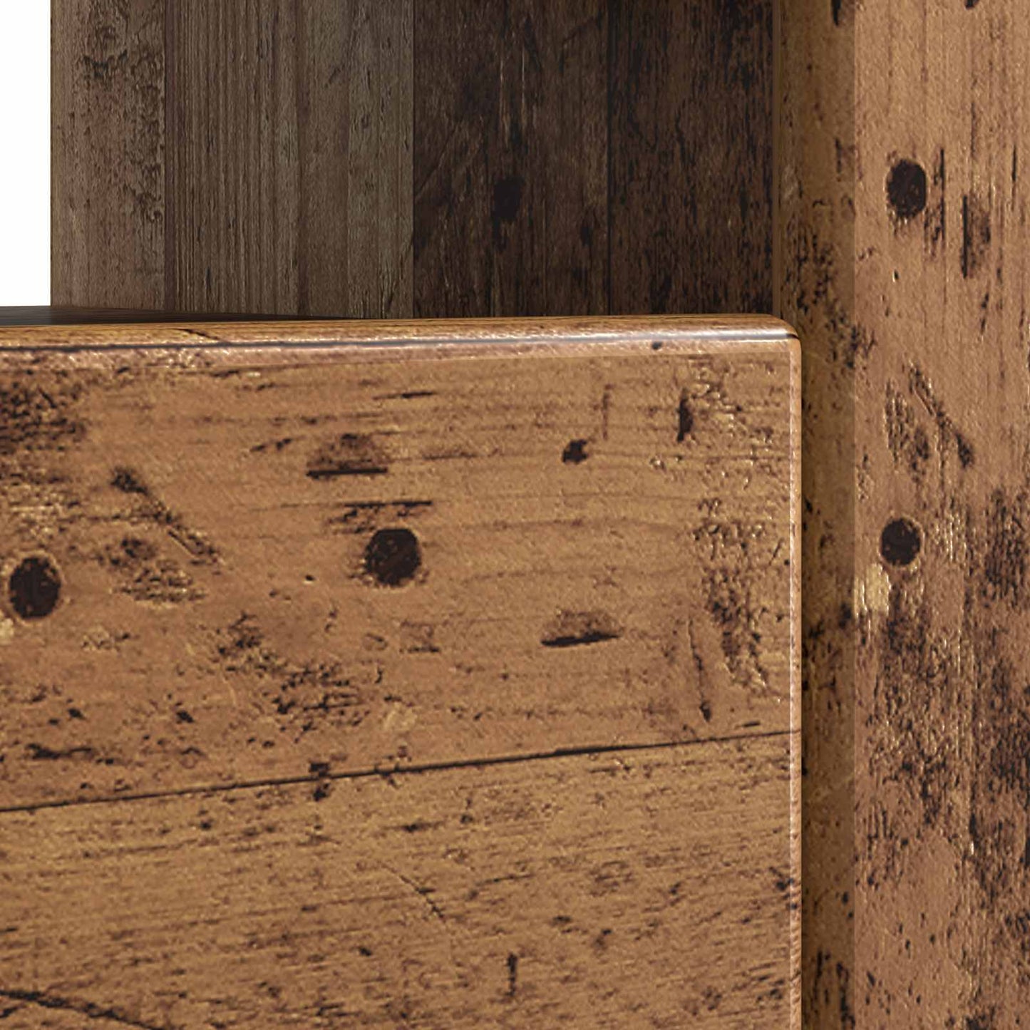 LED tv-meubel Oud hout Bewerkt hout