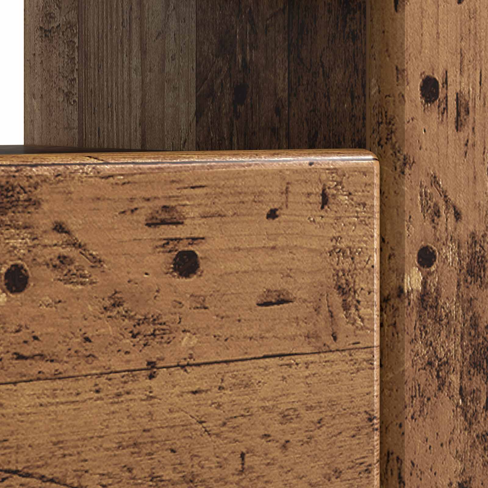 LED tv-meubel Oud hout Bewerkt hout