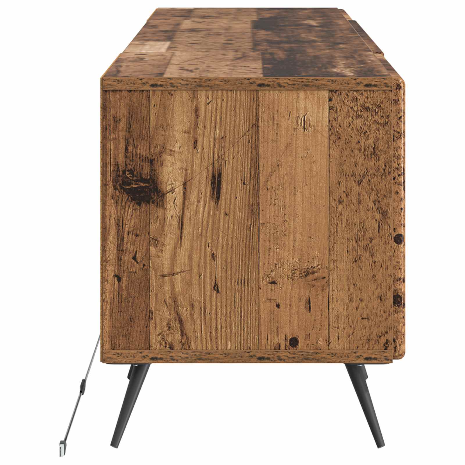 LED tv-meubel Oud hout Bewerkt hout