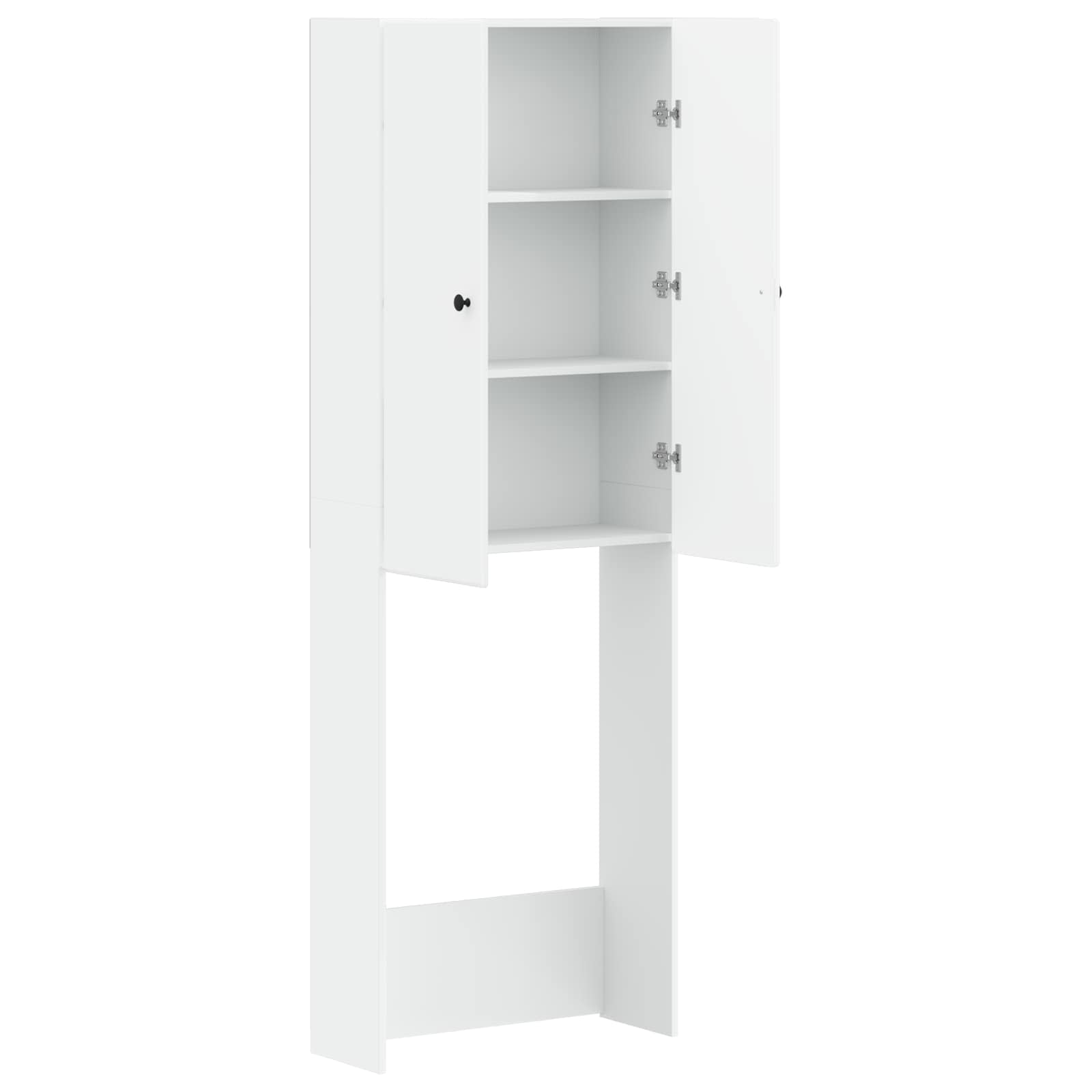 Toiletkast BREDA Wit 66 x 25,5 x 190 cm Bewerkt hout