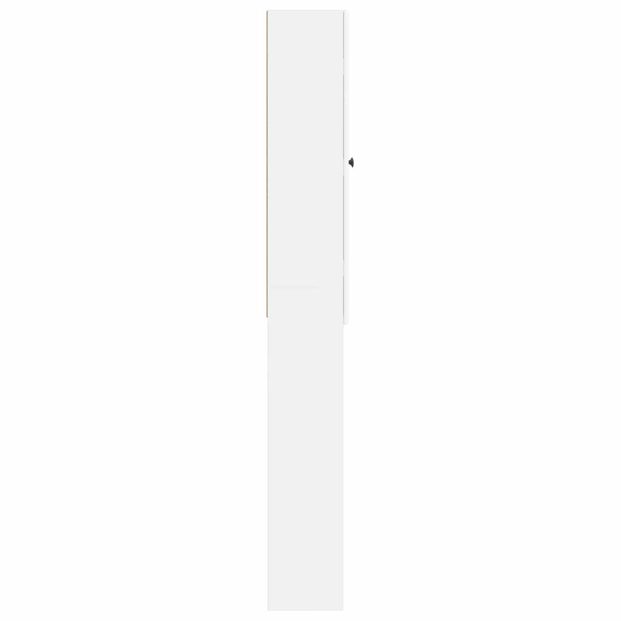 Toiletkast BREDA Wit 66 x 25,5 x 190 cm Bewerkt hout
