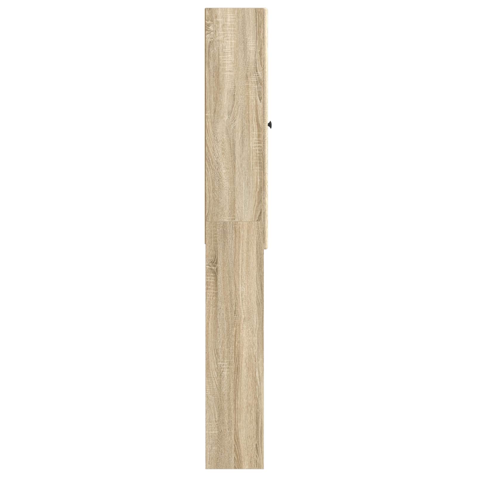 Toiletkast BREDA Sonoma Eiken 66 x 25,5 x 190 cm Bewerkt hout