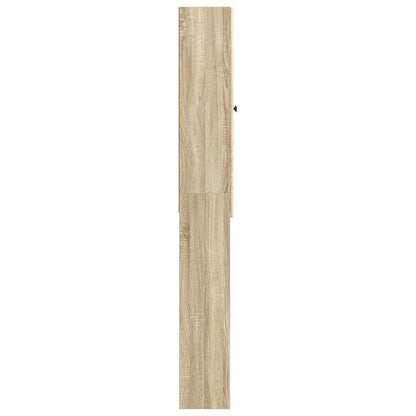 Toiletkast BREDA Sonoma Eiken 66 x 25,5 x 190 cm Bewerkt hout