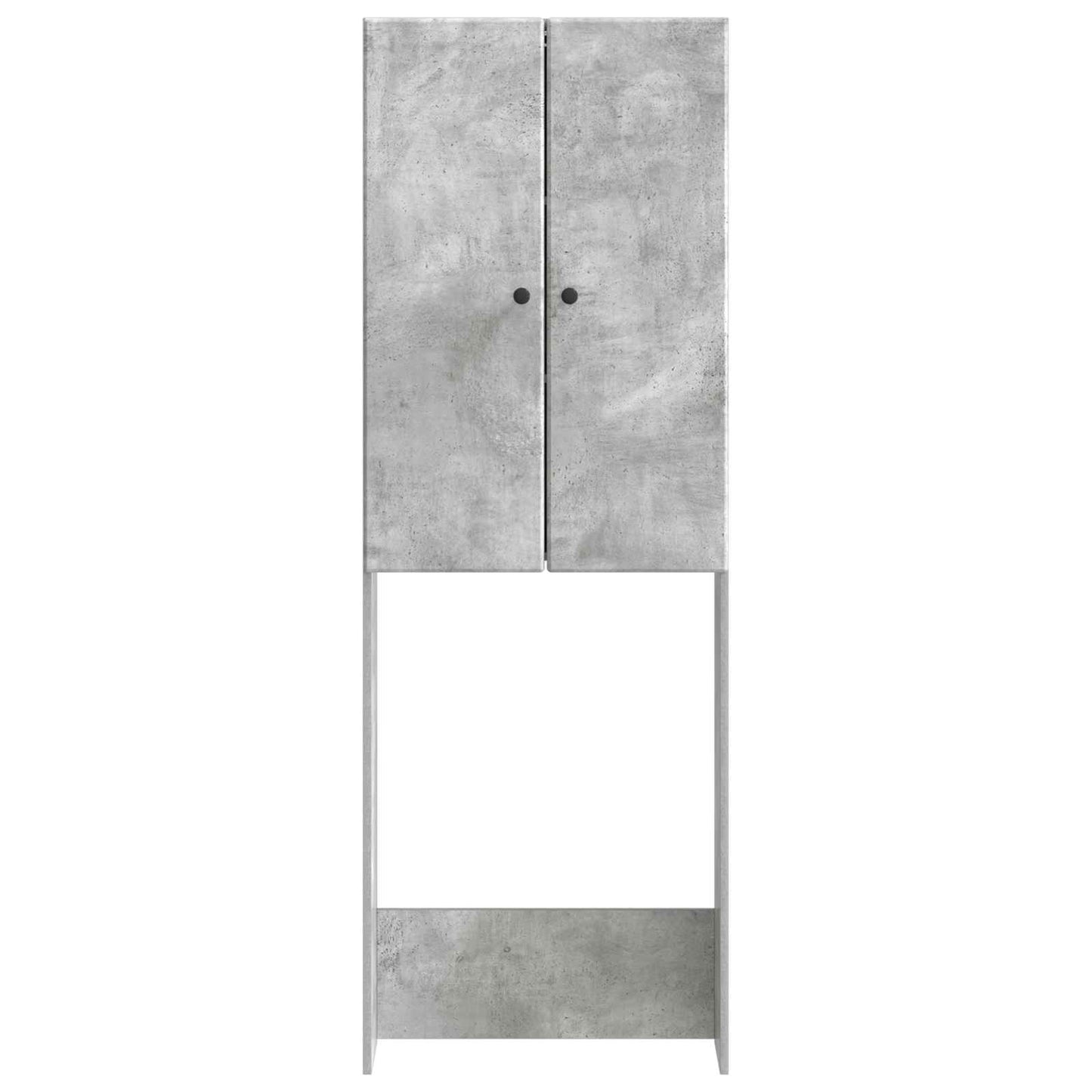 Toiletkast BREDA Betongrijs 66 x 25,5 x 190 cm Bewerkt hout