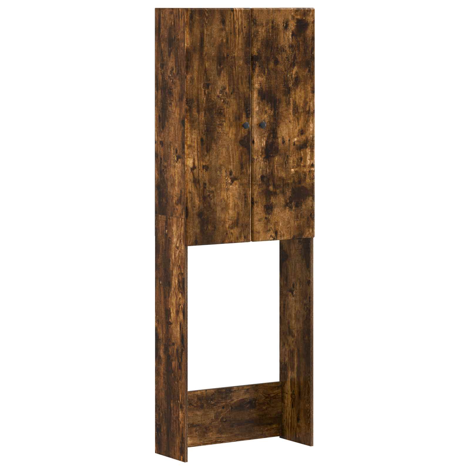Toiletkast BREDA Gerookt eiken 66 x 25,5 x 190 cm Bewerkt hout