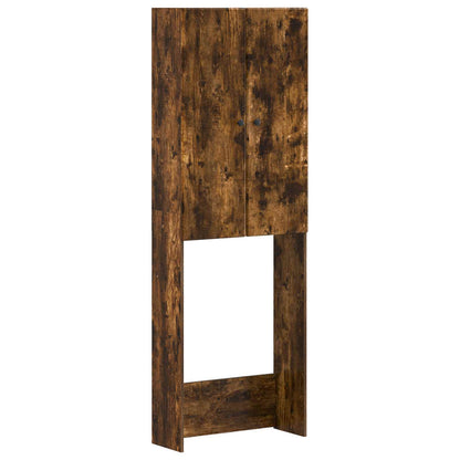 Toiletkast BREDA Gerookt eiken 66 x 25,5 x 190 cm Bewerkt hout