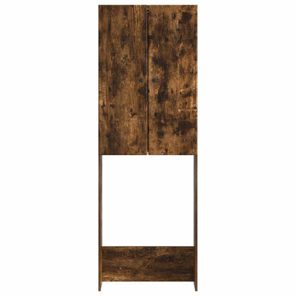 Toiletkast BREDA Gerookt eiken 66 x 25,5 x 190 cm Bewerkt hout