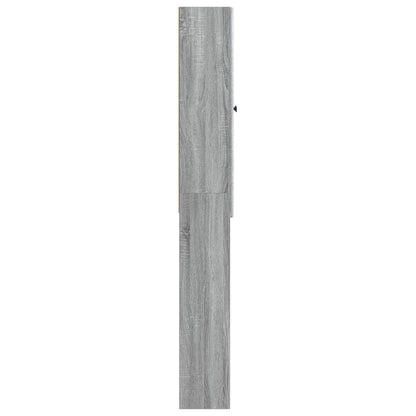 Toiletkast BREDA Grijs Sonoma 66 x 25,5 x 190 cm Bewerkt hout