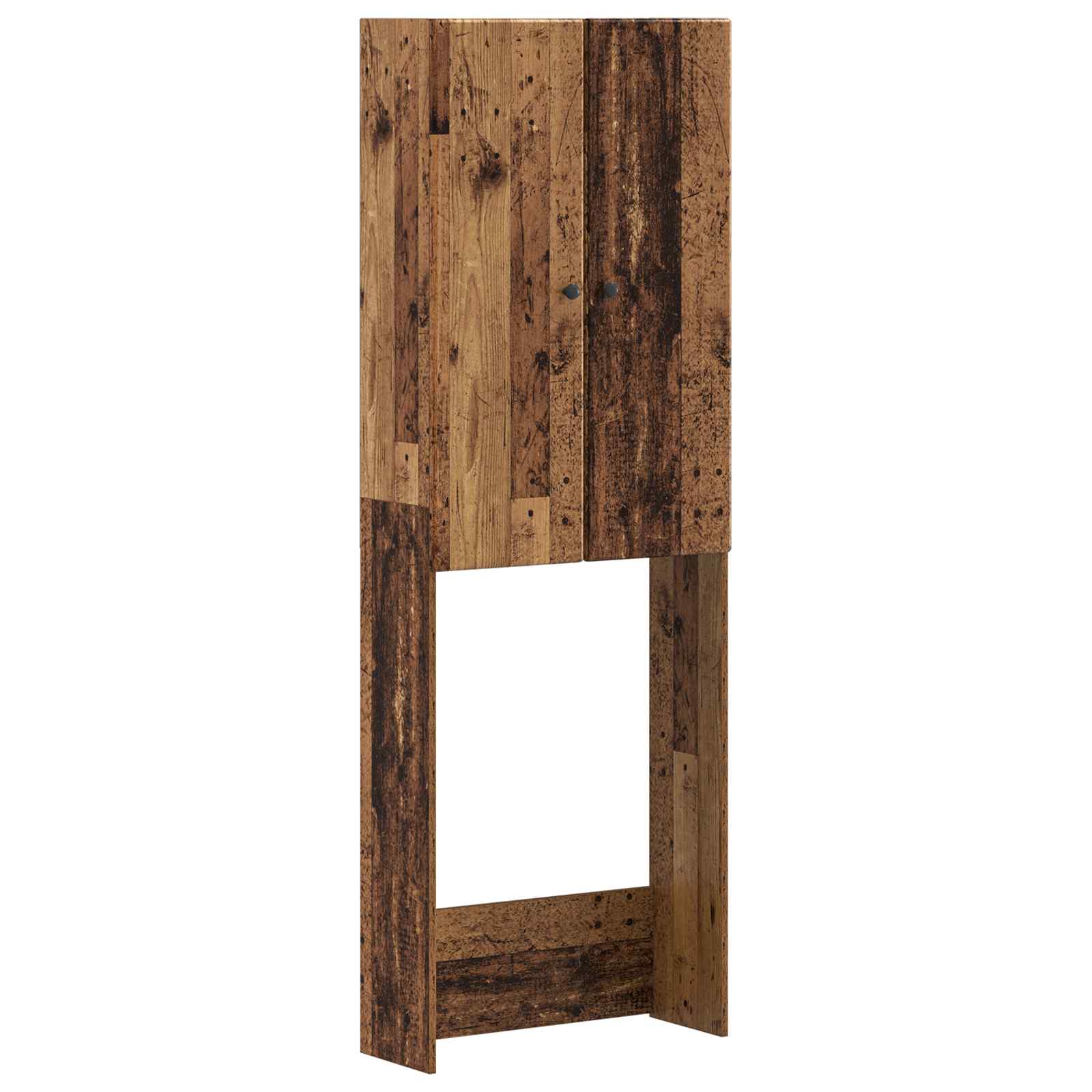 Toiletkast BREDA Oud hout 66 x 25,5 x 190 cm Bewerkt hout