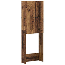 Toiletkast BREDA Oud hout 66 x 25,5 x 190 cm Bewerkt hout