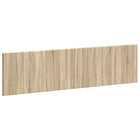 Hoofdbord wandmontage 200x3x50 cm sonoma eiken