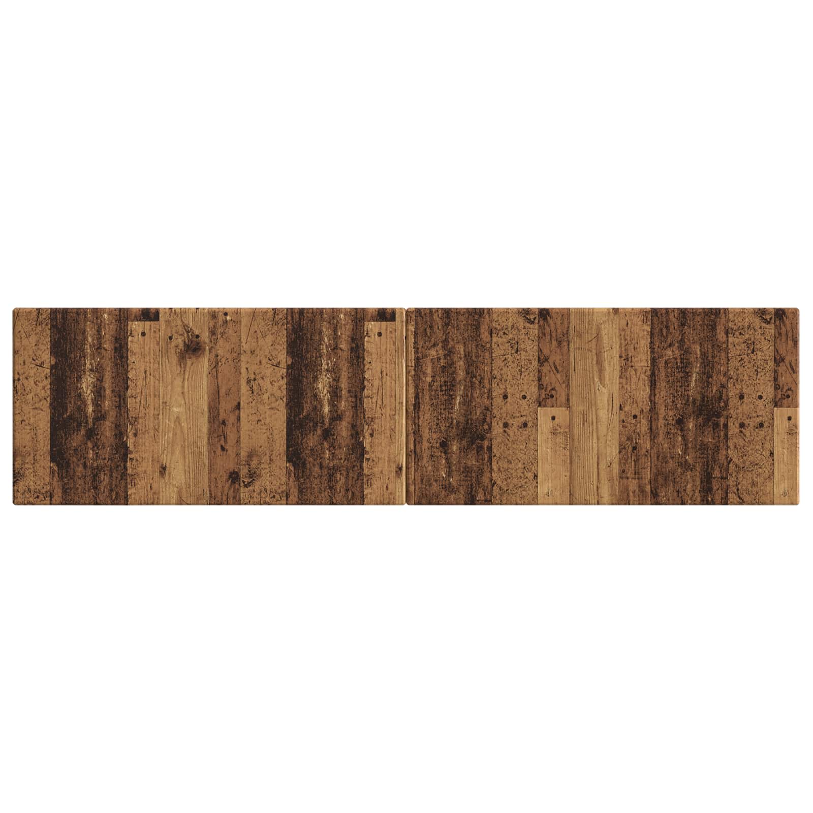 Wandgemonteerd Hoofdeinde BREDA Oud hout Bewerkt hout