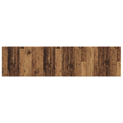 Wandgemonteerd Hoofdeinde BREDA Oud hout Bewerkt hout