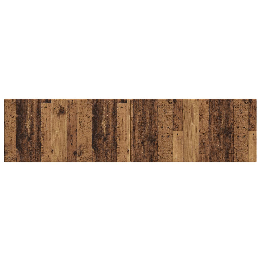 Wandgemonteerd Hoofdeinde BREDA Oud hout Bewerkt hout