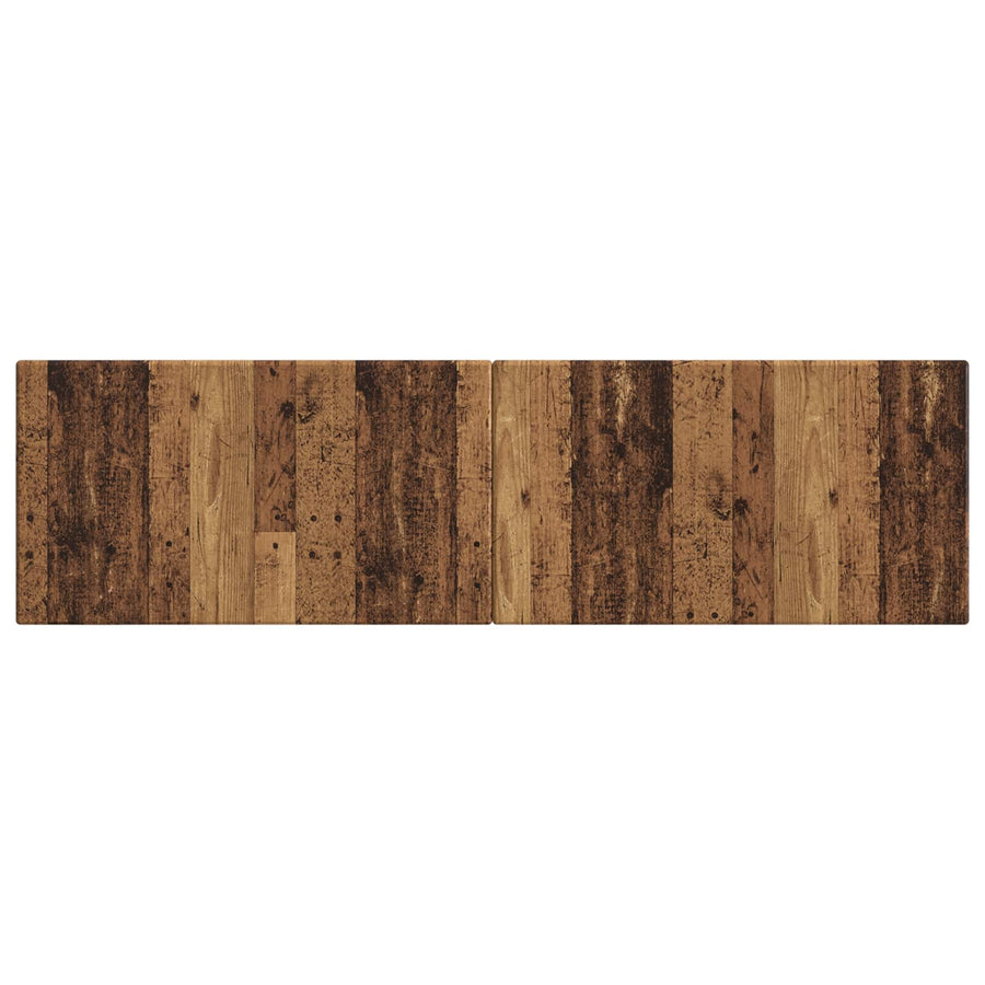 Wandgemonteerd Hoofdeinde BREDA Oud hout Bewerkt hout