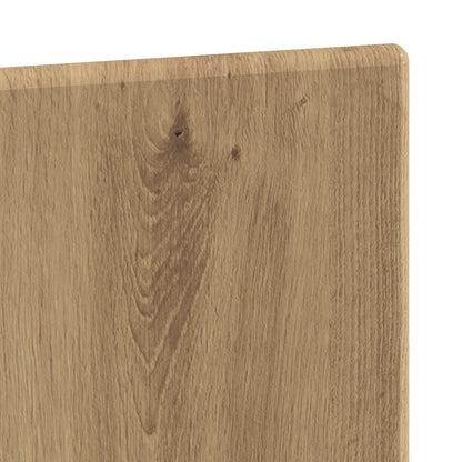 Wandgemonteerd Hoofdeinde BREDA Artisanaal eiken Bewerkt hout