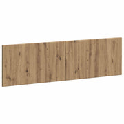 Hoofdeinde 180 cm artisanaal eiken muurmontage
