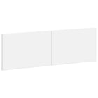 Hoofdeinde 160 cm wit bewerkt hout wandmontage
