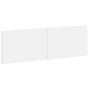 Hoofdeinde 160 cm wit bewerkt hout wandmontage