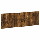 Hoofdbord wandmontage 160 cm gerookt eiken