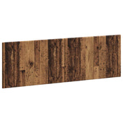 Hoofdbord wandmontage 160x3x50 cm oud hout