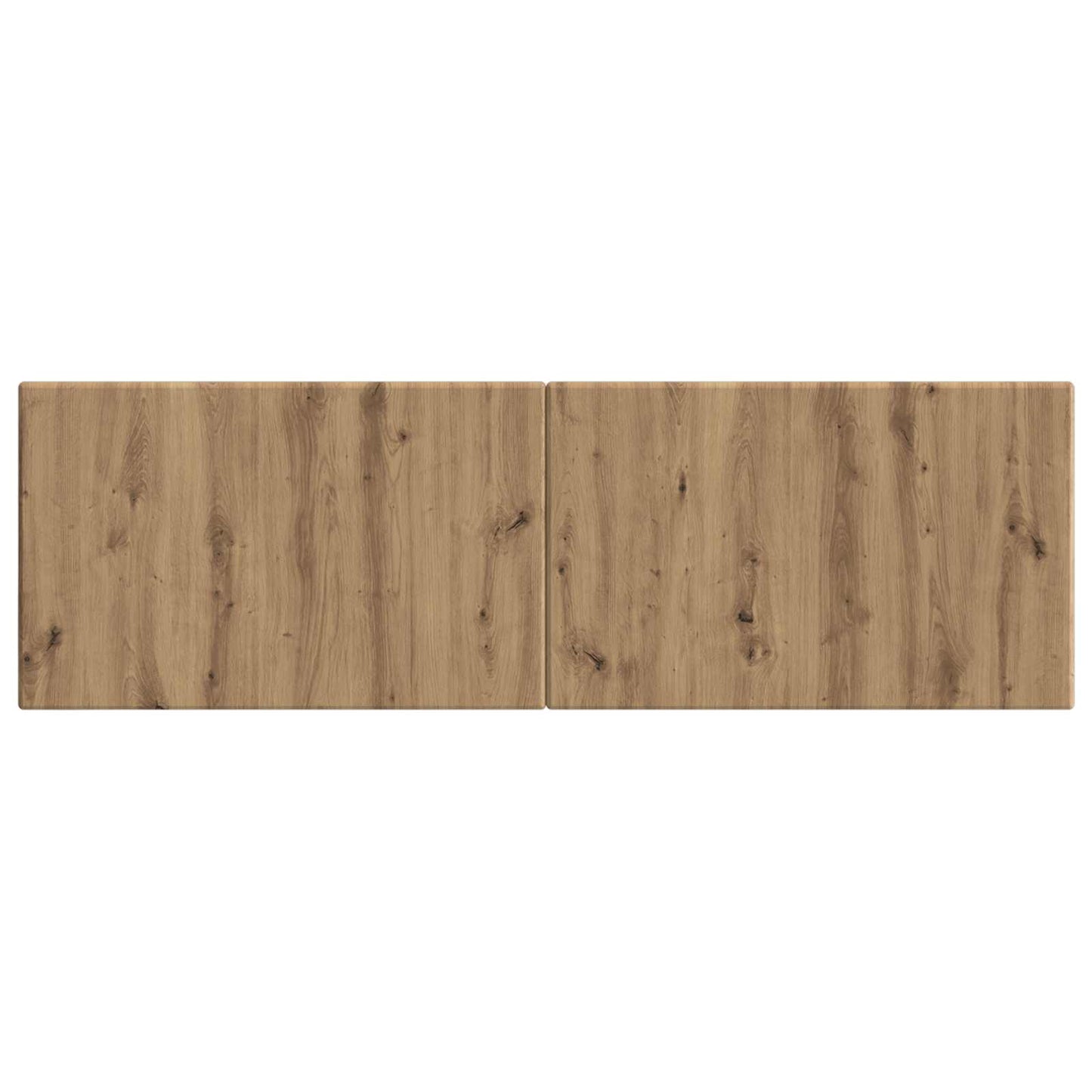 Wandgemonteerd Hoofdeinde BREDA Artisanaal eiken Bewerkt hout