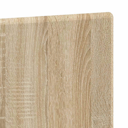 Wandgemonteerd Hoofdeinde BREDA Sonoma Eiken Bewerkt hout