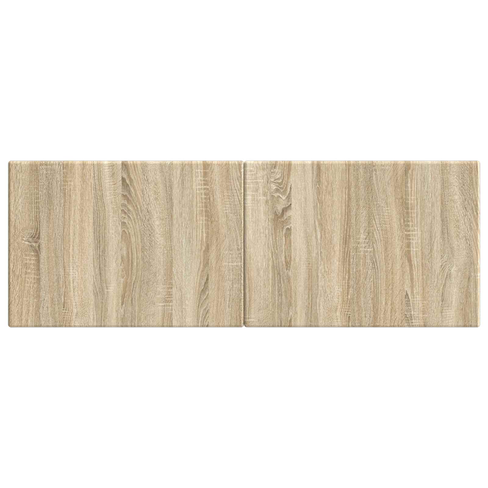Wandgemonteerd Hoofdeinde BREDA Sonoma Eiken Bewerkt hout