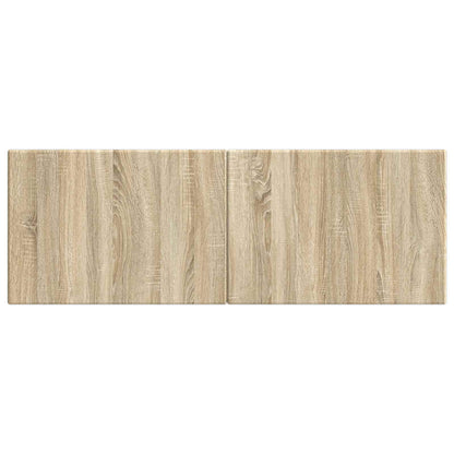 Wandgemonteerd Hoofdeinde BREDA Sonoma Eiken Bewerkt hout