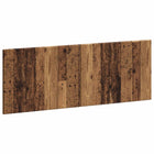 Hoofdbord wandmontage 140x50 cm oud hout