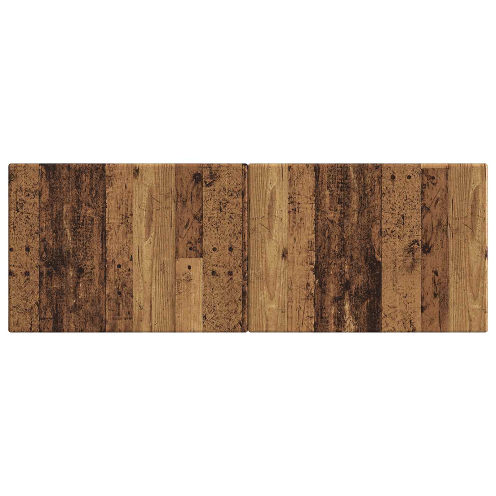 Wandgemonteerd Hoofdeinde BREDA Oud hout Bewerkt hout