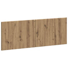 Hoofdeinde wandmontage 140 cm artisanaal eiken