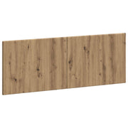 Hoofdeinde wandmontage 140 cm artisanaal eiken