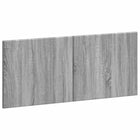 Hoofdbord 120x50 cm grijs sonoma bewerkt hout wandmontage
