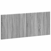Hoofdbord 120x50 cm grijs sonoma bewerkt hout wandmontage