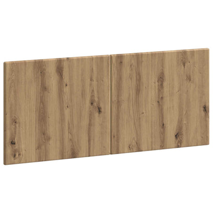 Wandgemonteerd Hoofdeinde BREDA Artisanaal eiken Bewerkt hout